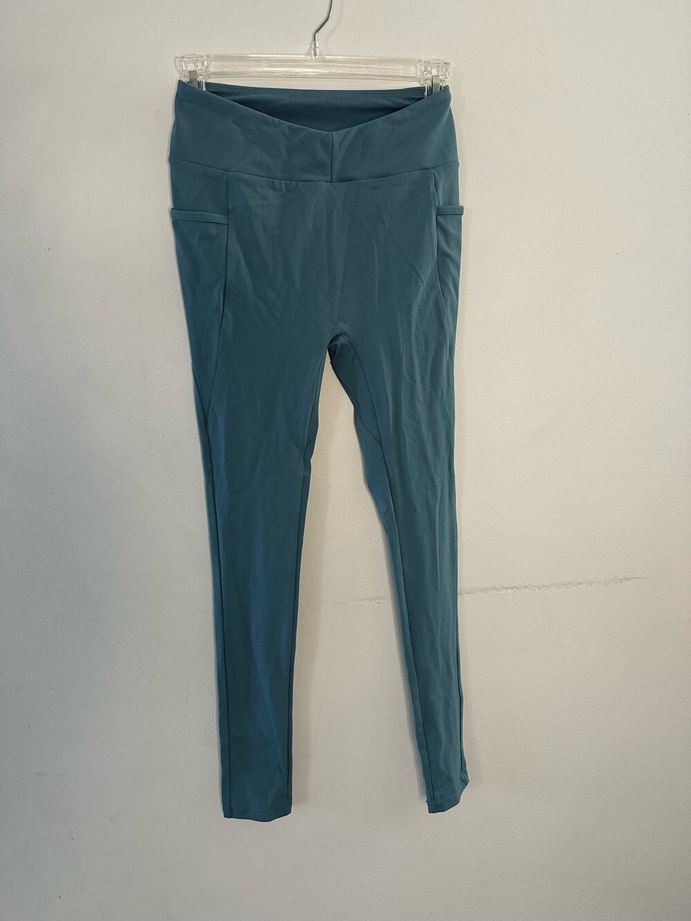 Gymshark Leggings Women's Medium Blue Sculpt Scrunch Smokey Teal High Rise